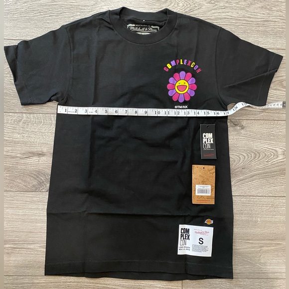 Complexcon x Mitchell & Ness Takashi Murakami Lakers Tee Size S 2019 Long Beach - Picture 3 of 4